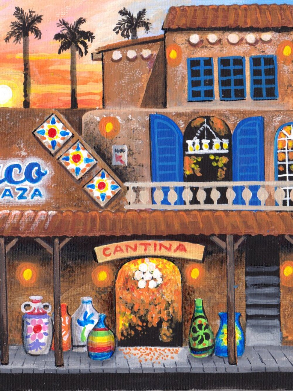 Art Prints. Over 90 Prints "Taco Plaza"